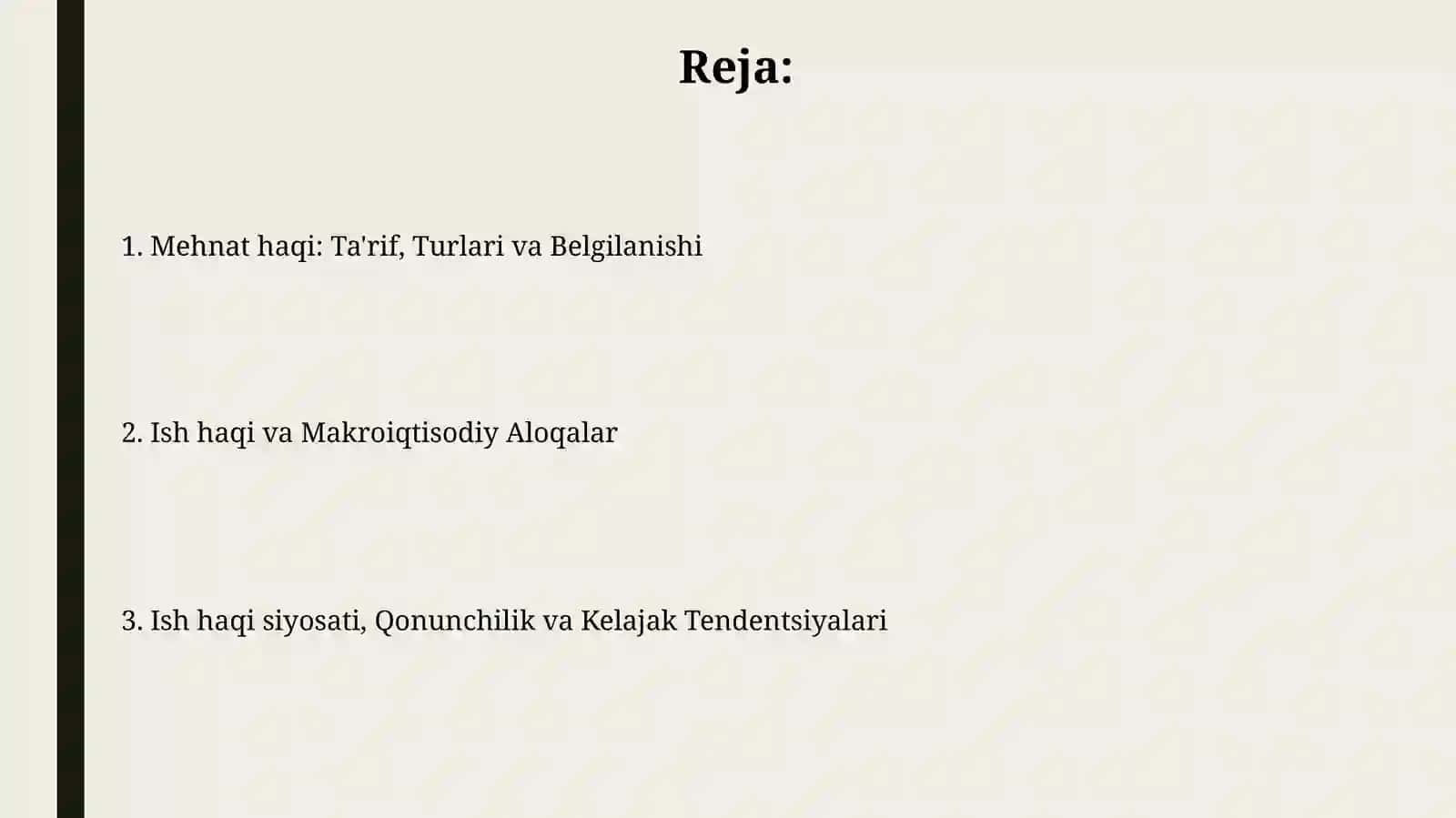 Ish haqi: Ta'rif, turlari va belgilanish omillari 2