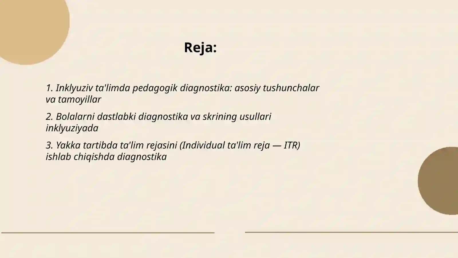 Inklyuziv ta'limda pedagogik diagnostika 2