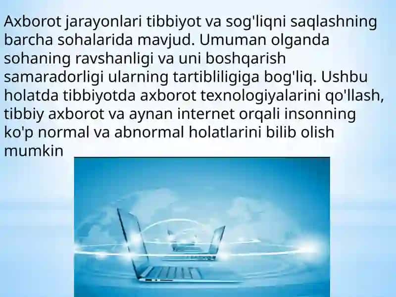 INTERNET TARMOG’IDA FARMOKOLOGIYAGA OID DASTURLAR 2