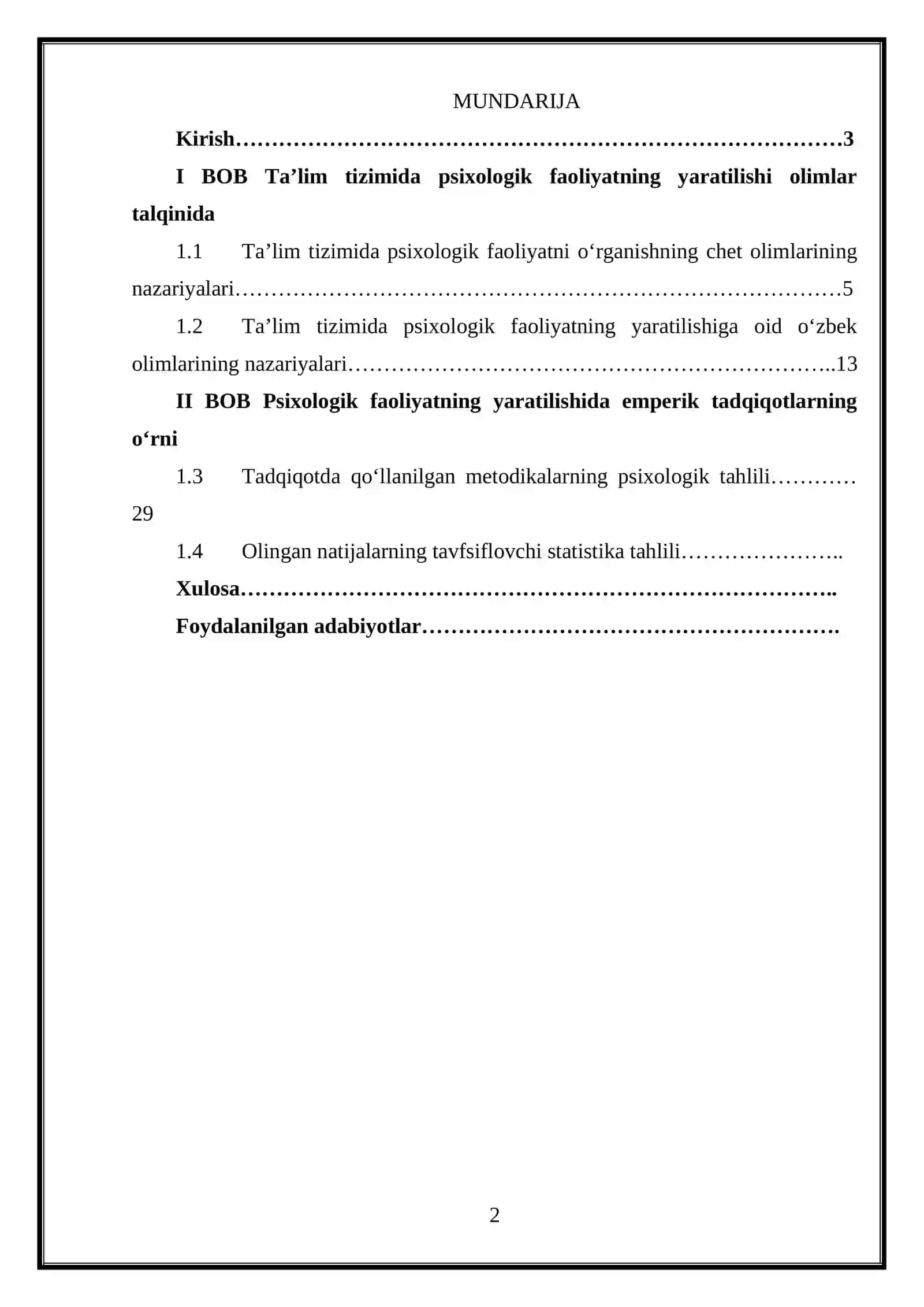 Ta’lim tizimida psixologik faoliyat 2