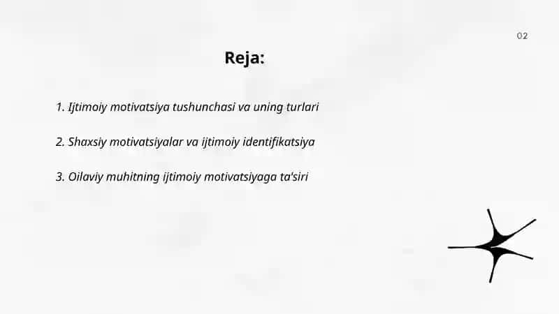 Ijtimoiy motivatsiya 2