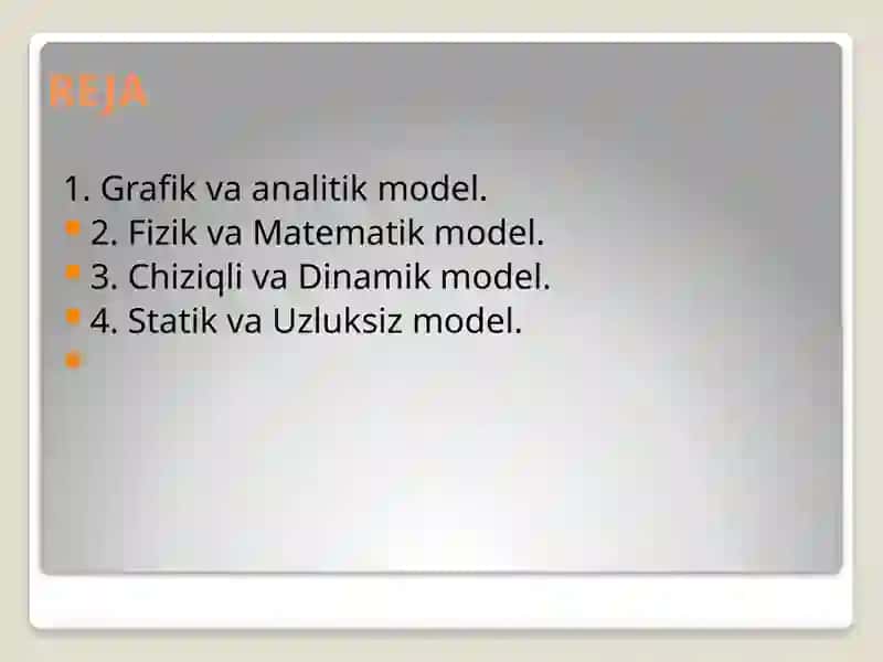 Grafik modellar 2