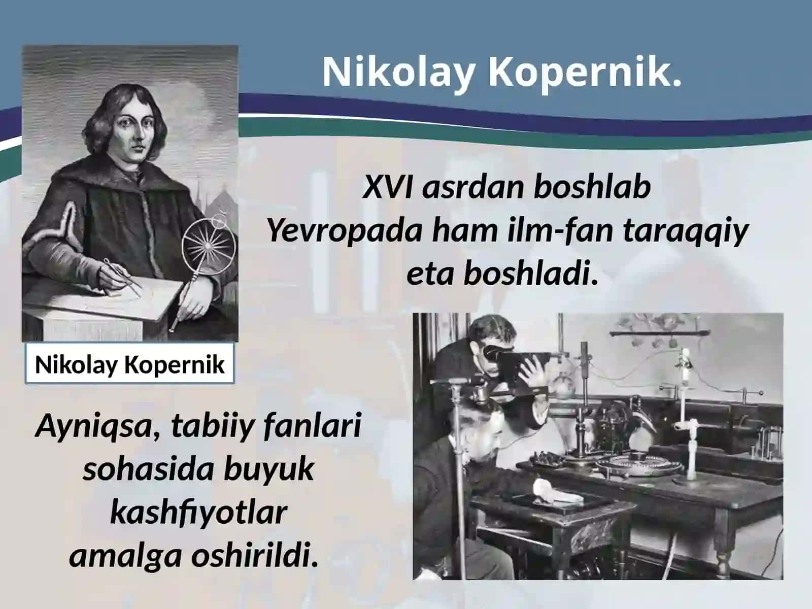 Yevropada ilm-fan  kashfiyotlari 2