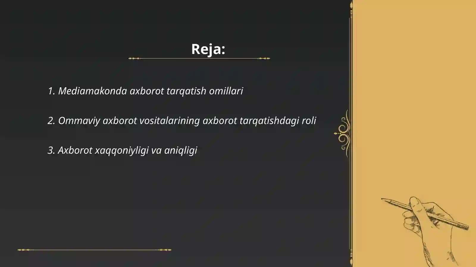Mediamakonda axborot tarqatish madaniyati 2