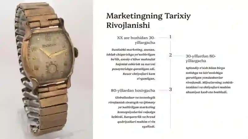 Marketingning Tarixiy Rivojlanishi 2