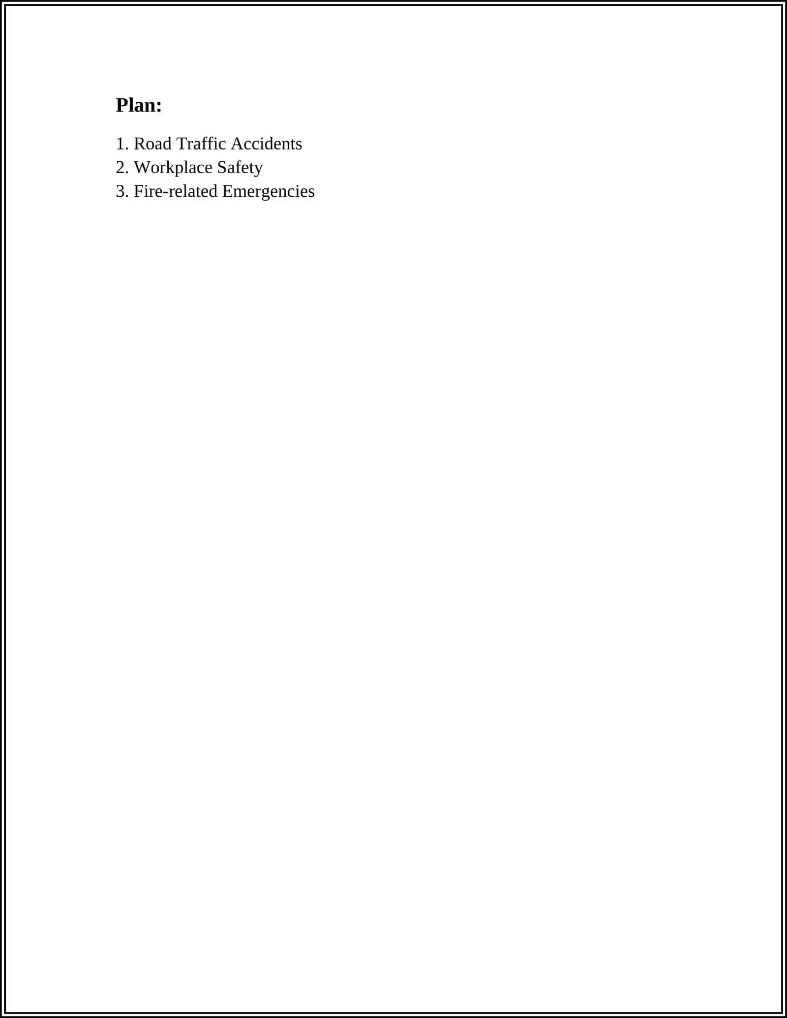 ACCIDENTS AND EMERGENCIES 2
