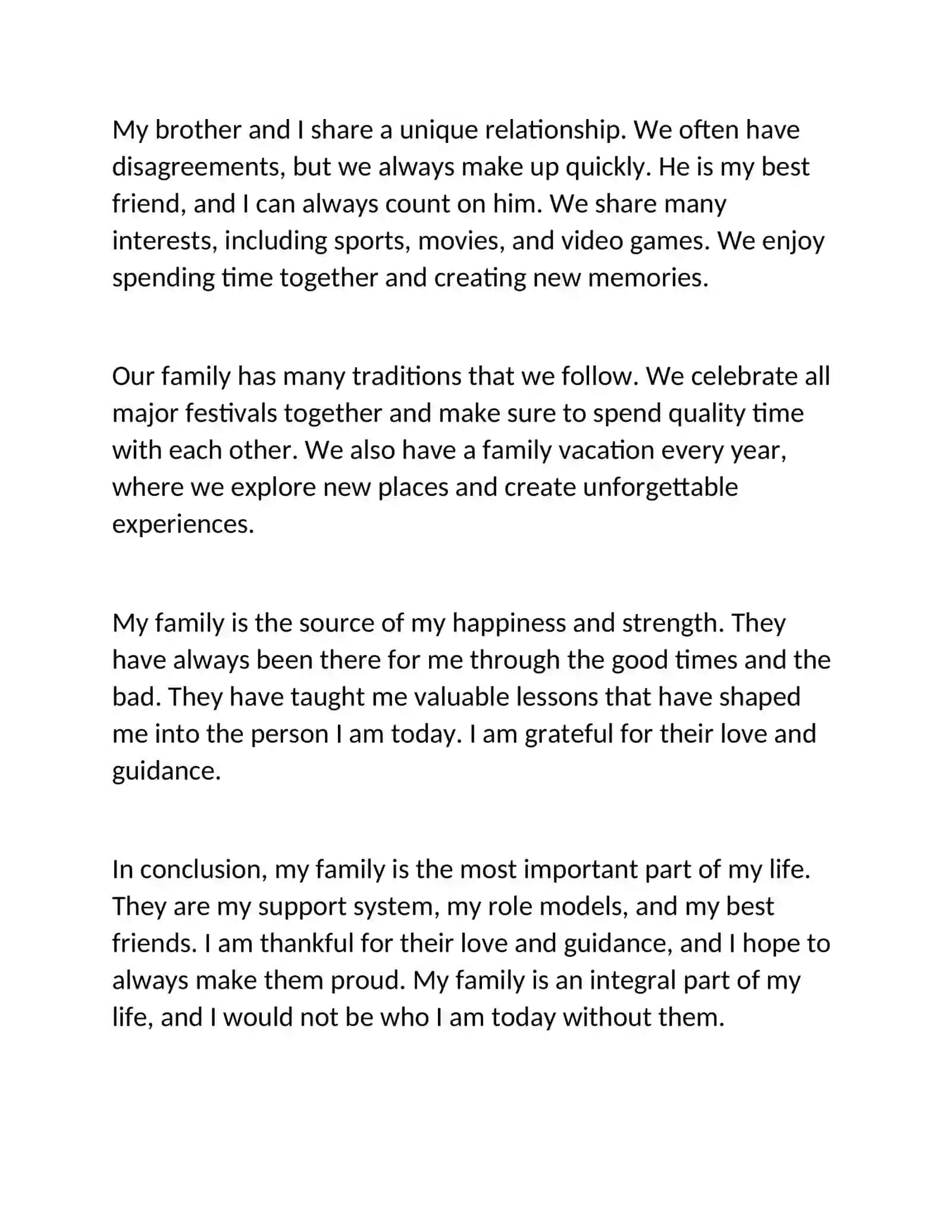 My Family: A Source of Love, Support, and Strength 2
