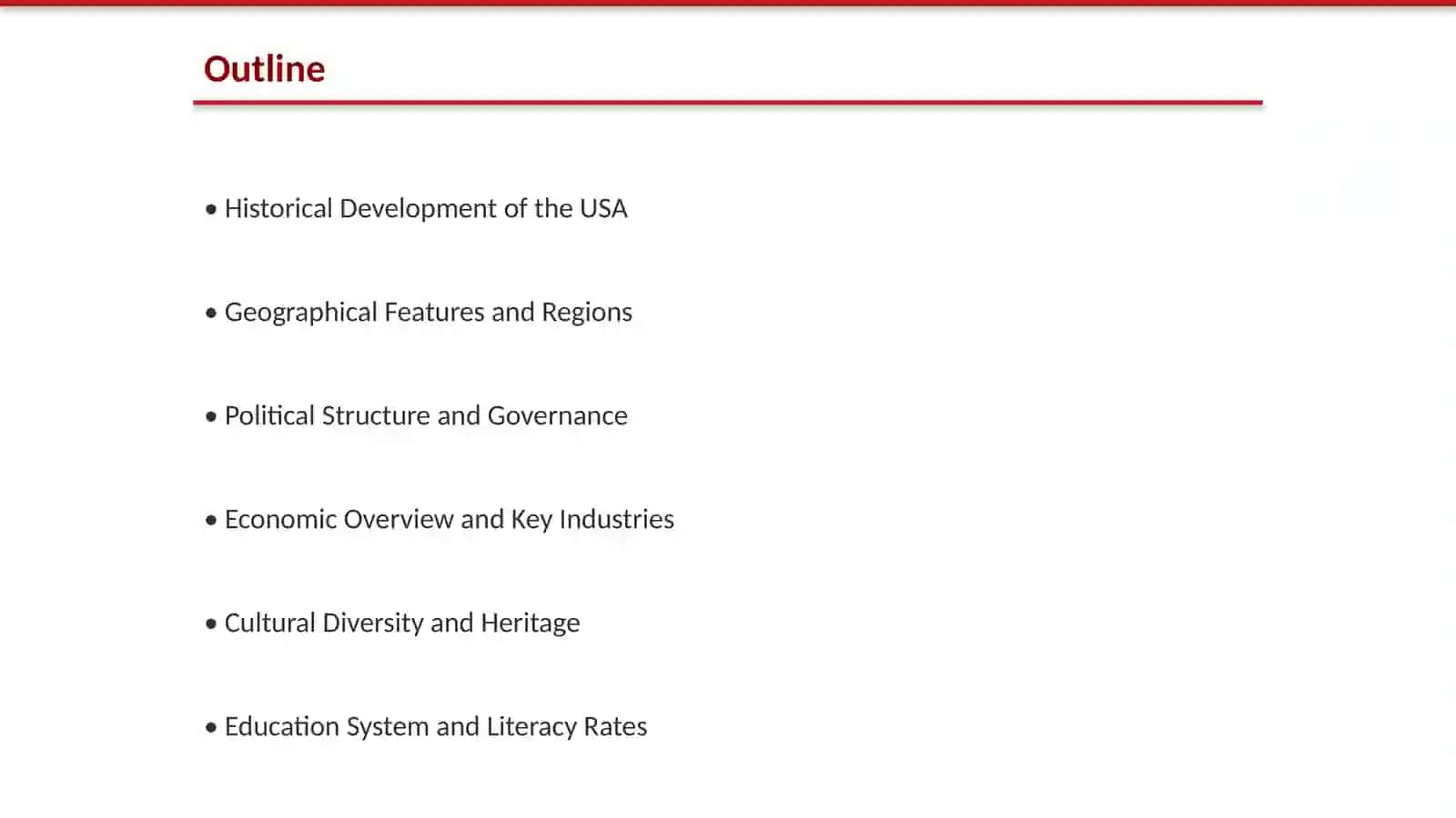The USA General Information about the Usa 2