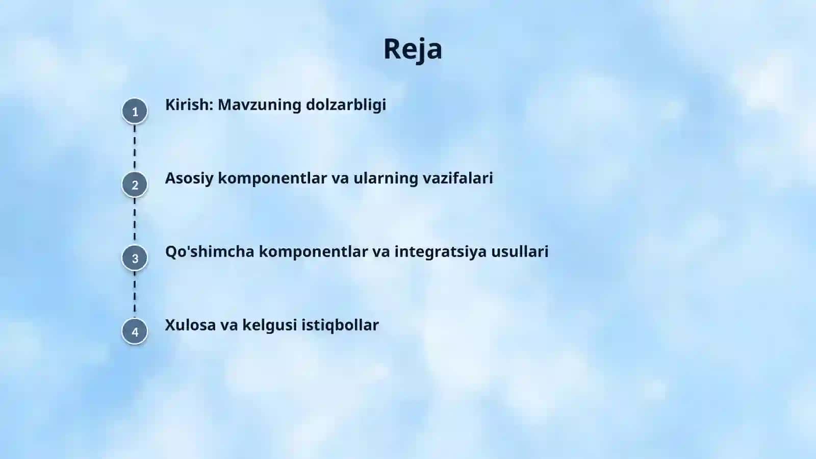 Asos va qo'shimchalar tasnifi 2