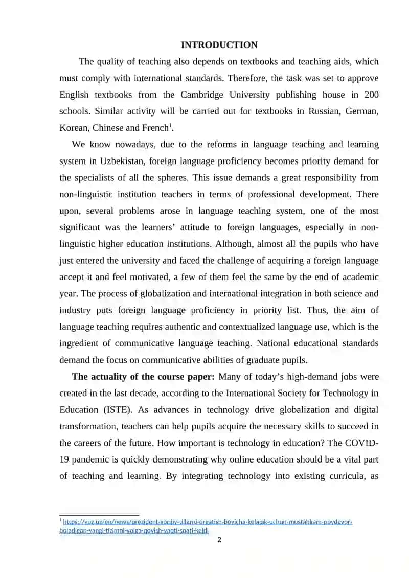 THE ROLE OF EDUCATIONAL TECHNOLOGIES IN DEVELOPING A DIALOGIC SPEECH OF GENERAL SCHOOL PUPILS 2