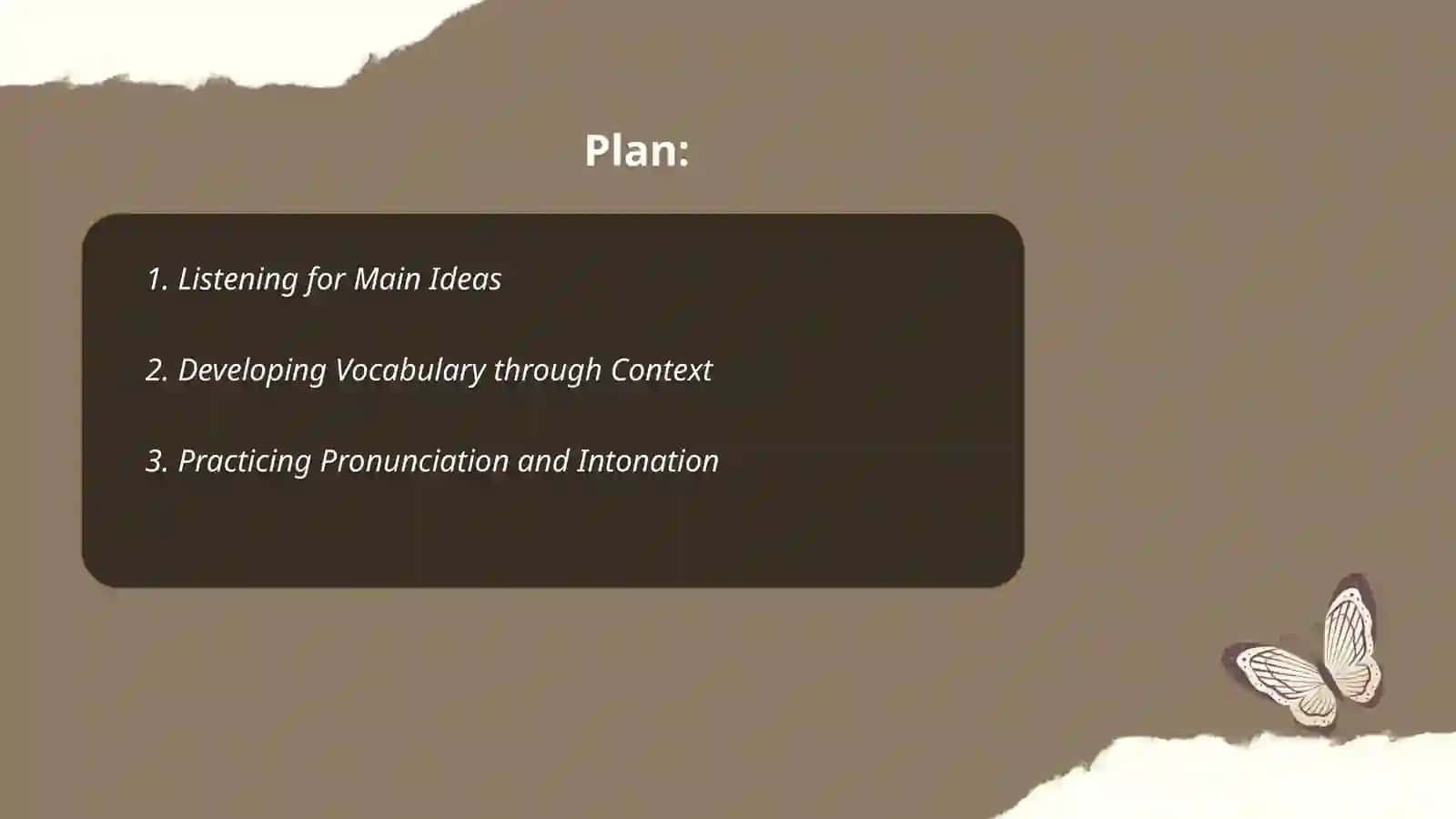 Creating a lesson plan using all language skills 2
