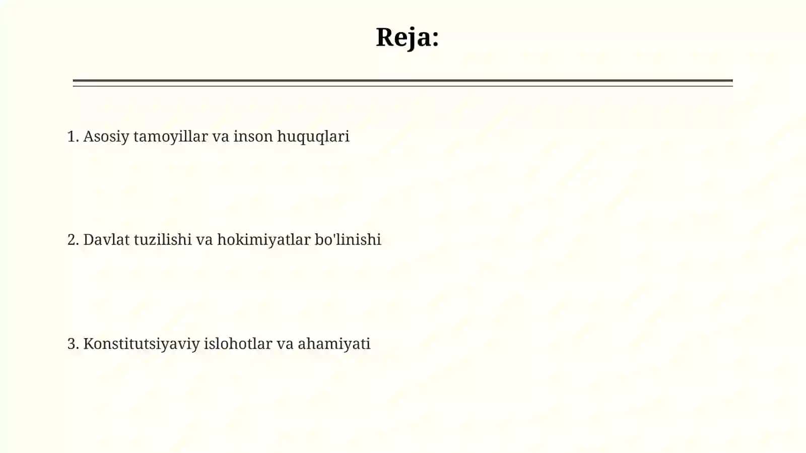 O’zbekiston Respublikasi Konstitutsiyasi 2