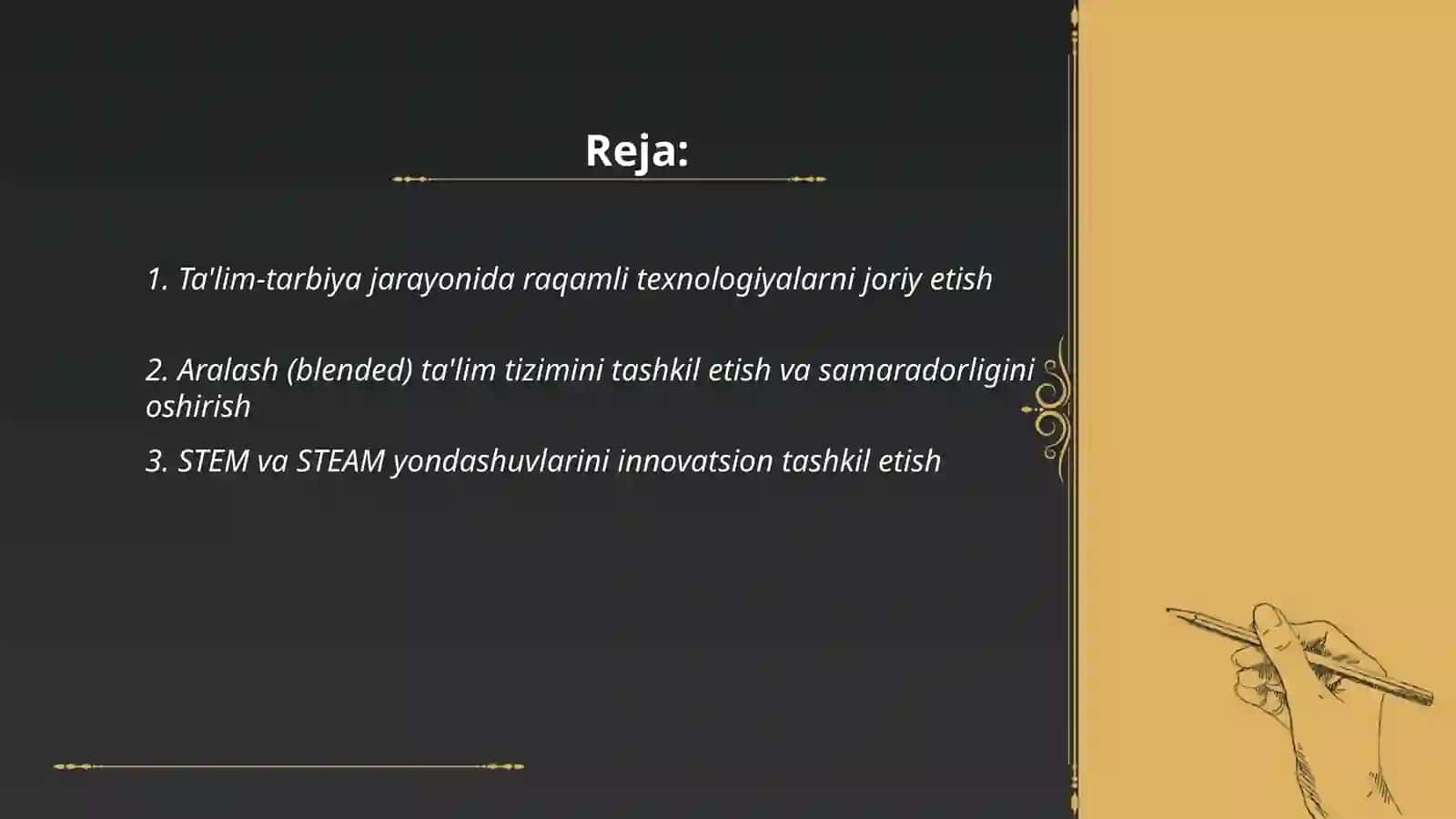 Ta'lim-tarbiya jarayonini innovatsion tashkil etish 2
