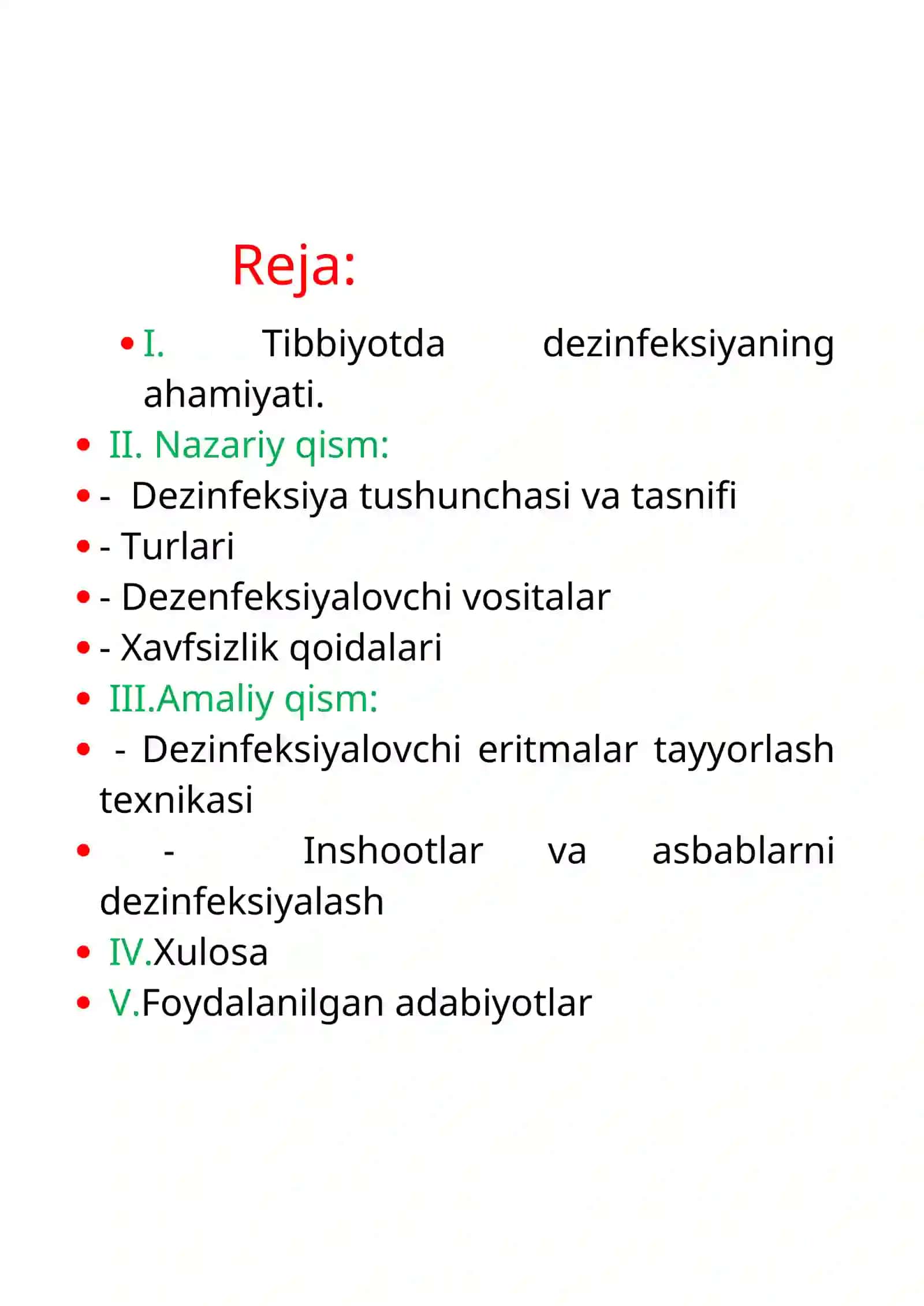 Dezinfeksiya Kurs Ishi 2