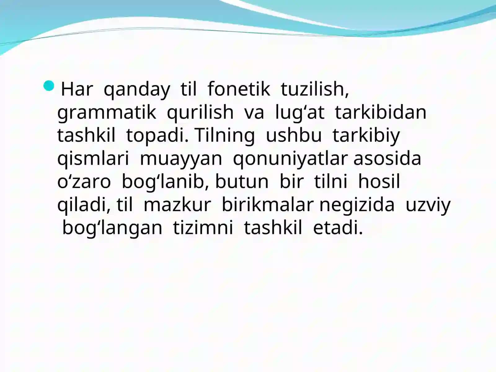 TIL IJTIMOIY HODISA VA RAMZLAR TIZIMI SIFATIDA 2