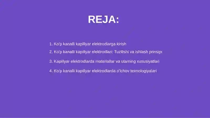 Ko'p kanalli kapillyar elektrodlar 2
