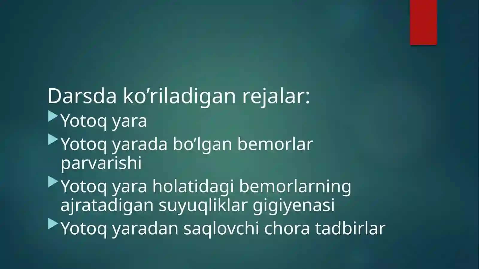 Yotoq yara 2
