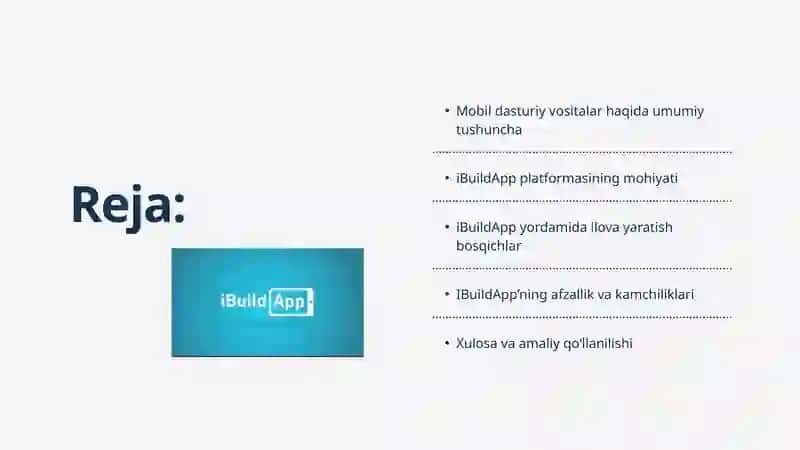 Mobililovalarniyaratishningdasturiyvositalari(Ibuildapp) 2
