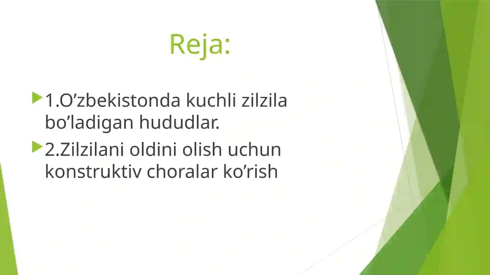 Zilzilaviy hududlarda binolarni qurish 2