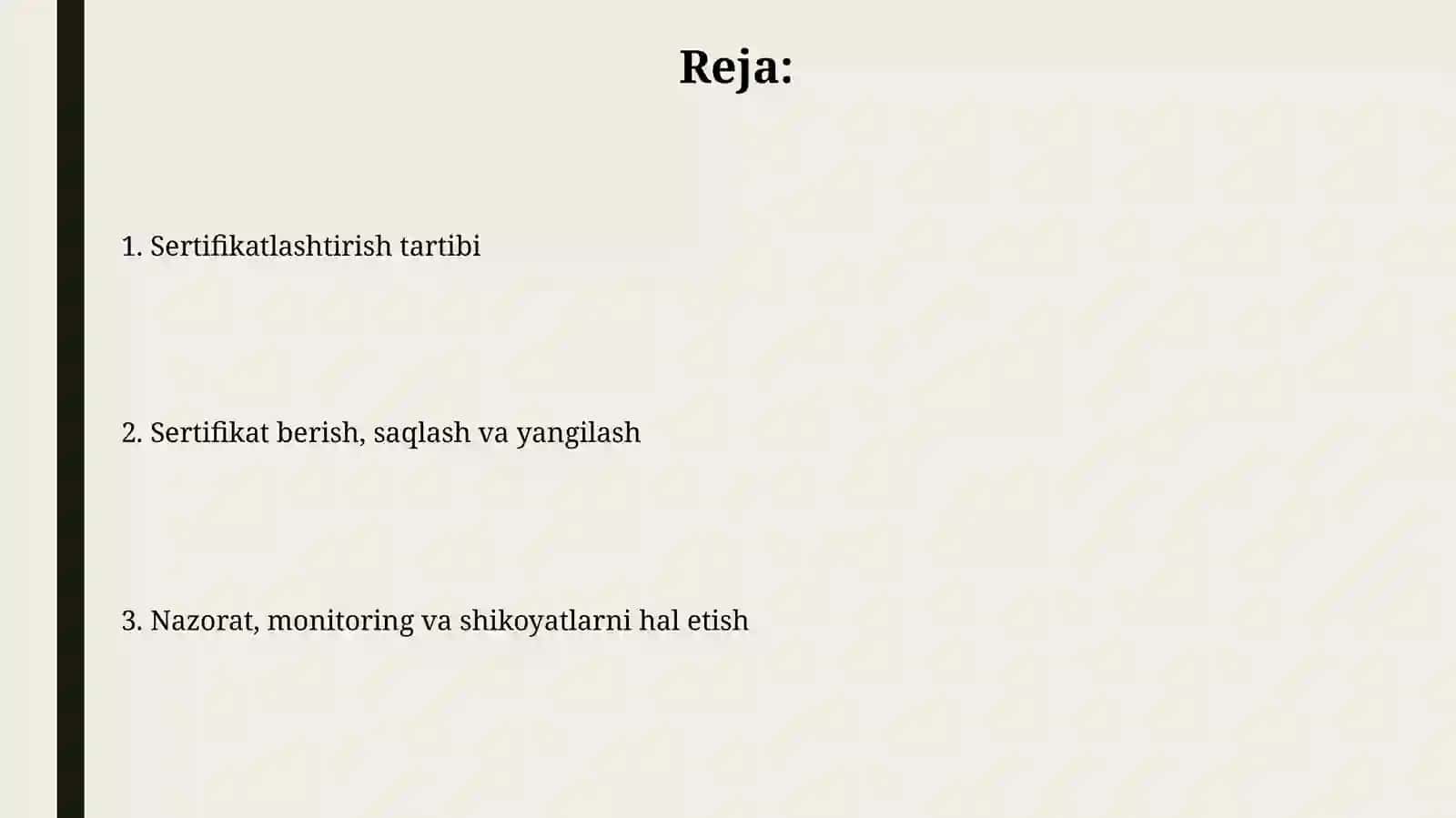 Mahsulot va xizmatlarning sertifikatlash tartibi 2
