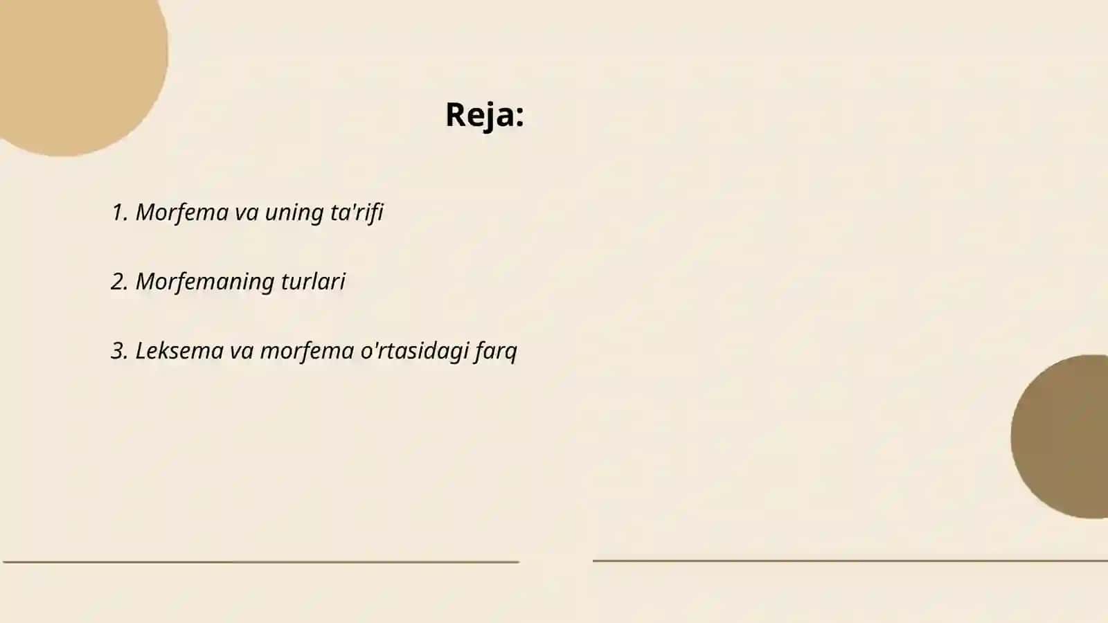 Morfema va uning turlari 2