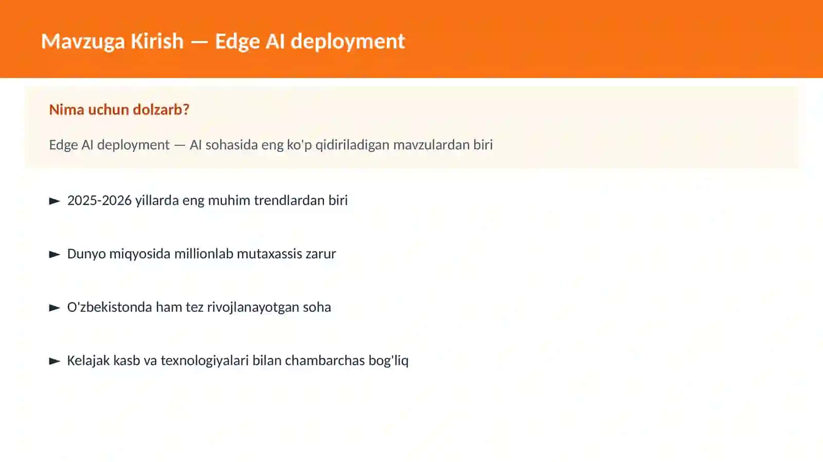 Edge AI deployment 2