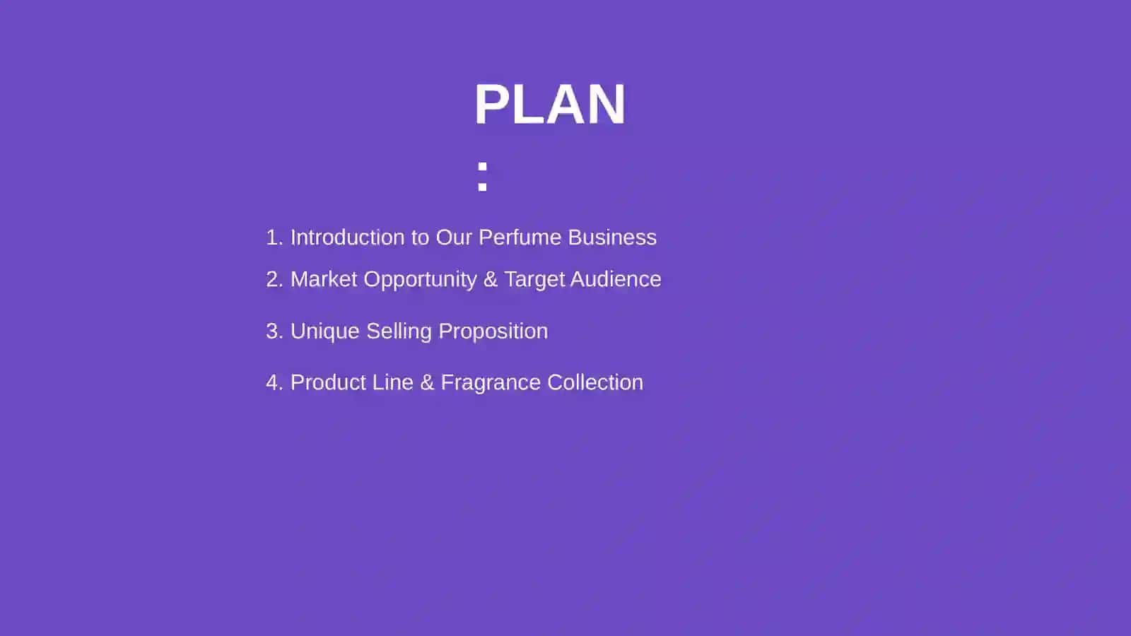 My business plan for a Parfume company 2