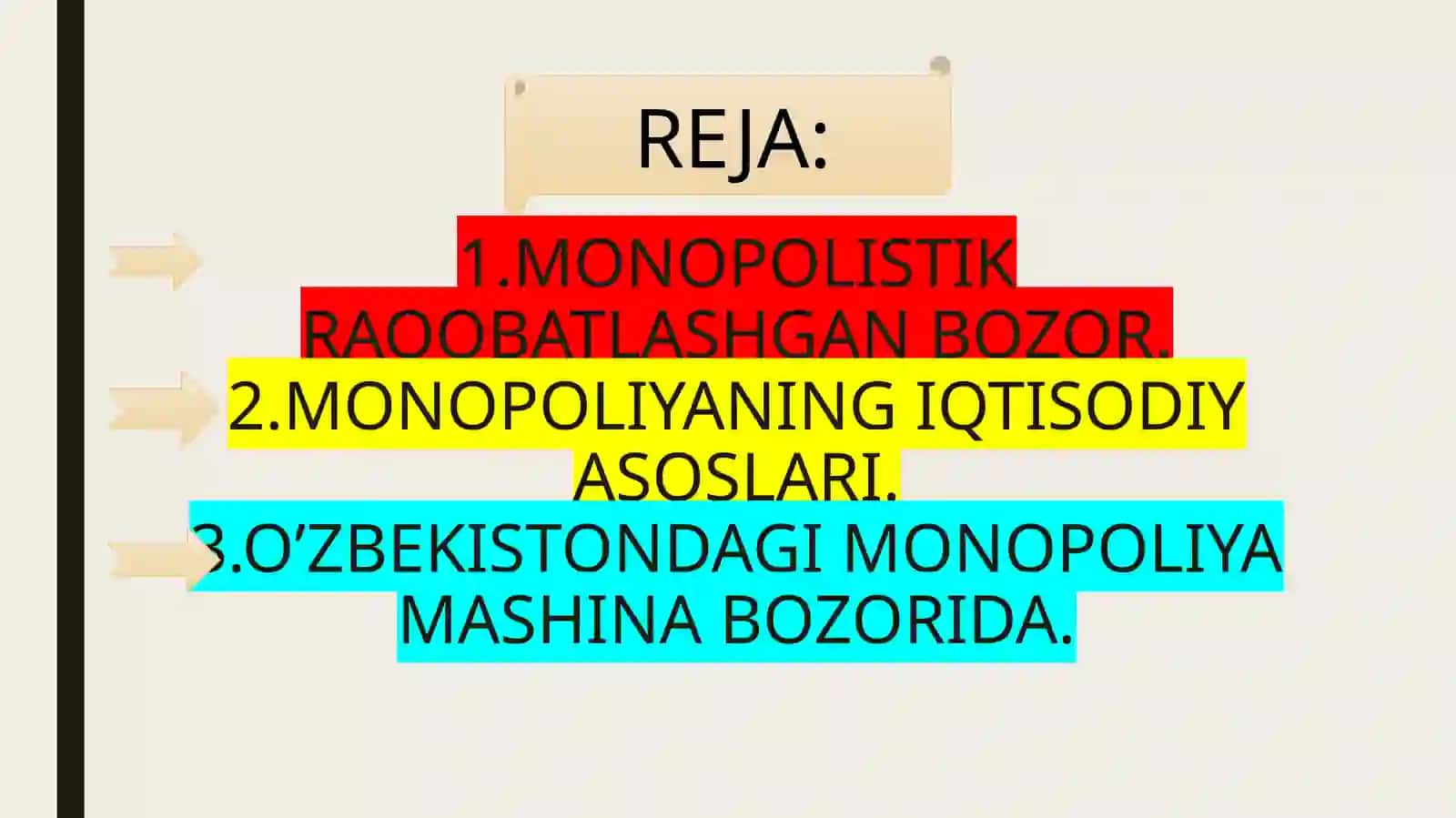 monopolistic raqobatlashgan bozor 2
