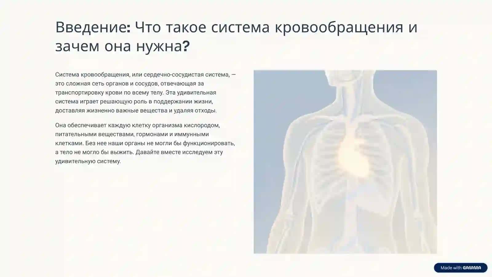 Система кровообращения: Путешествие по нашему телу 2