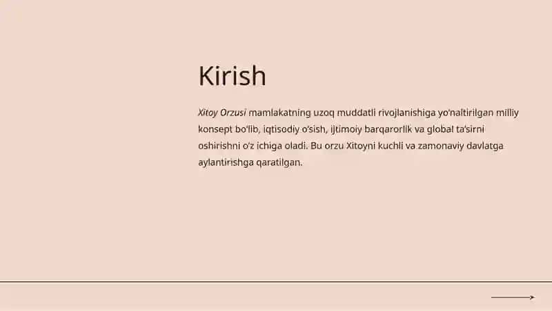 Xitoy Orzusi 2