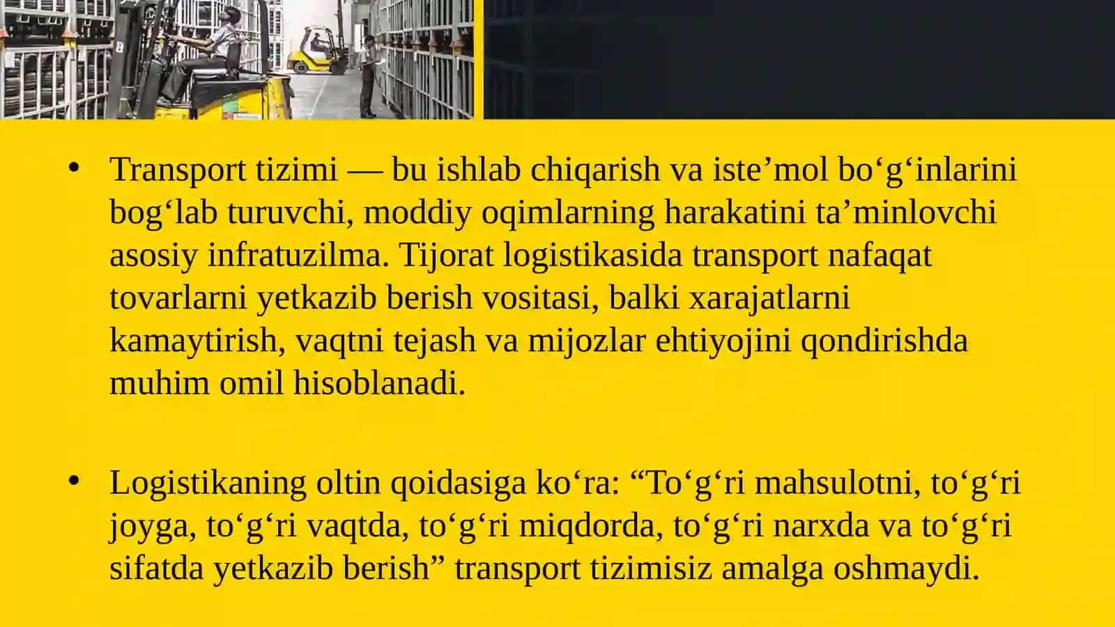 Transport tizimi 2