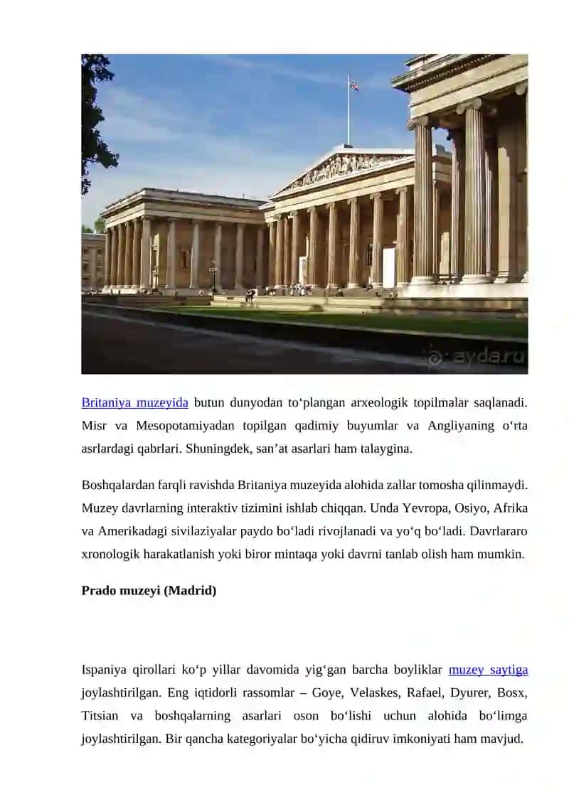 KICHIK VIRTUAL MUZEY LOYIHALARINI SHAKLLANTIRISH 2