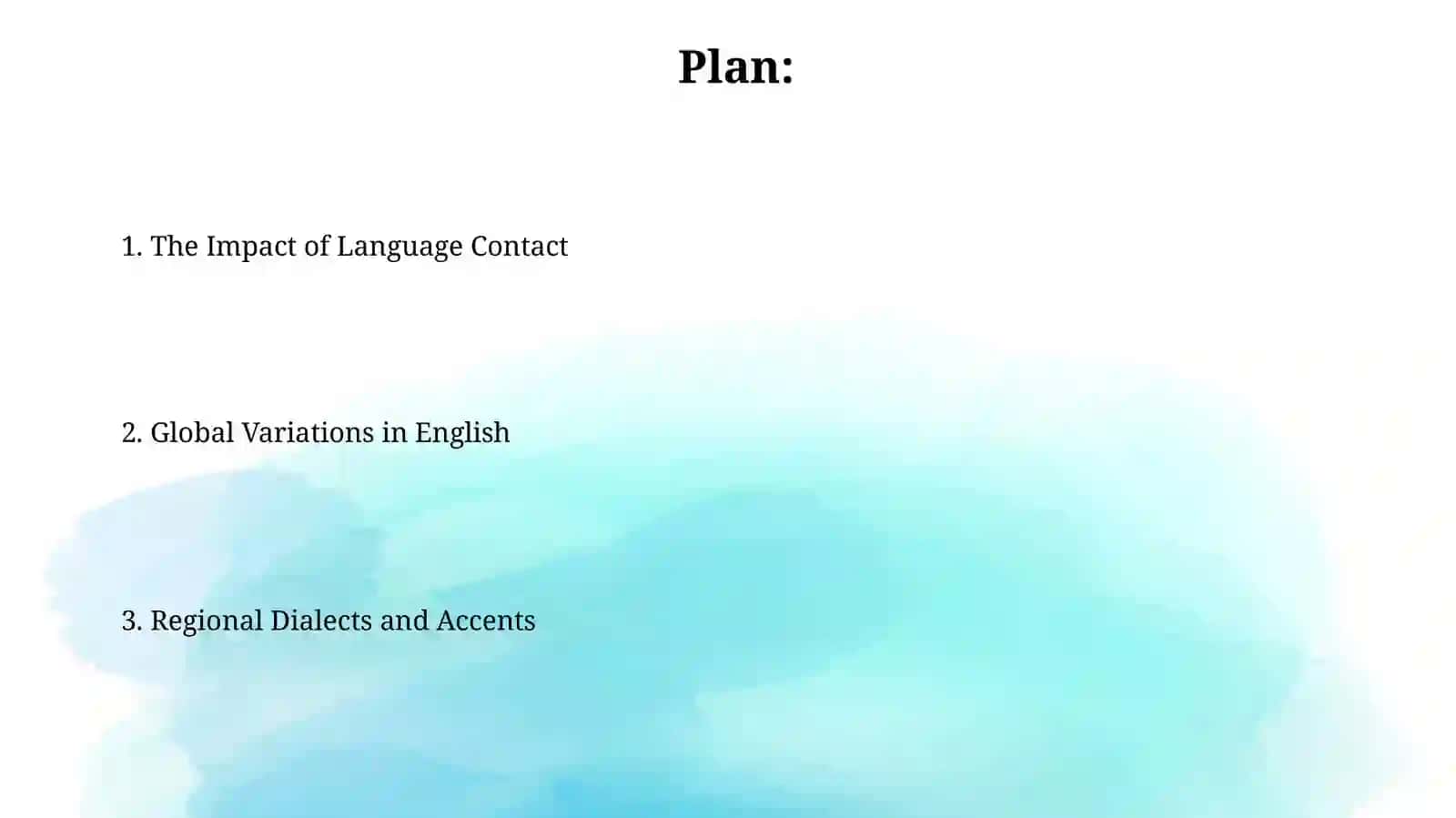 Compare how English is used in different parts of the world 2