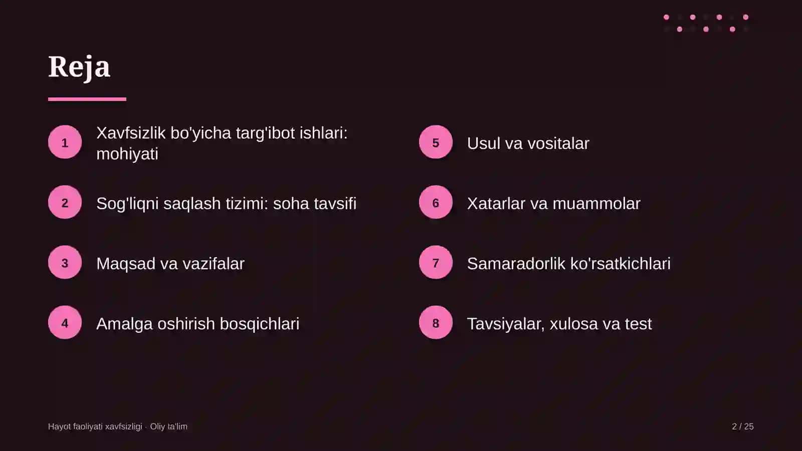sog'liqni saqlash tizimida xavfsizlik bo'yicha targ'ibot ishlari 8036 2