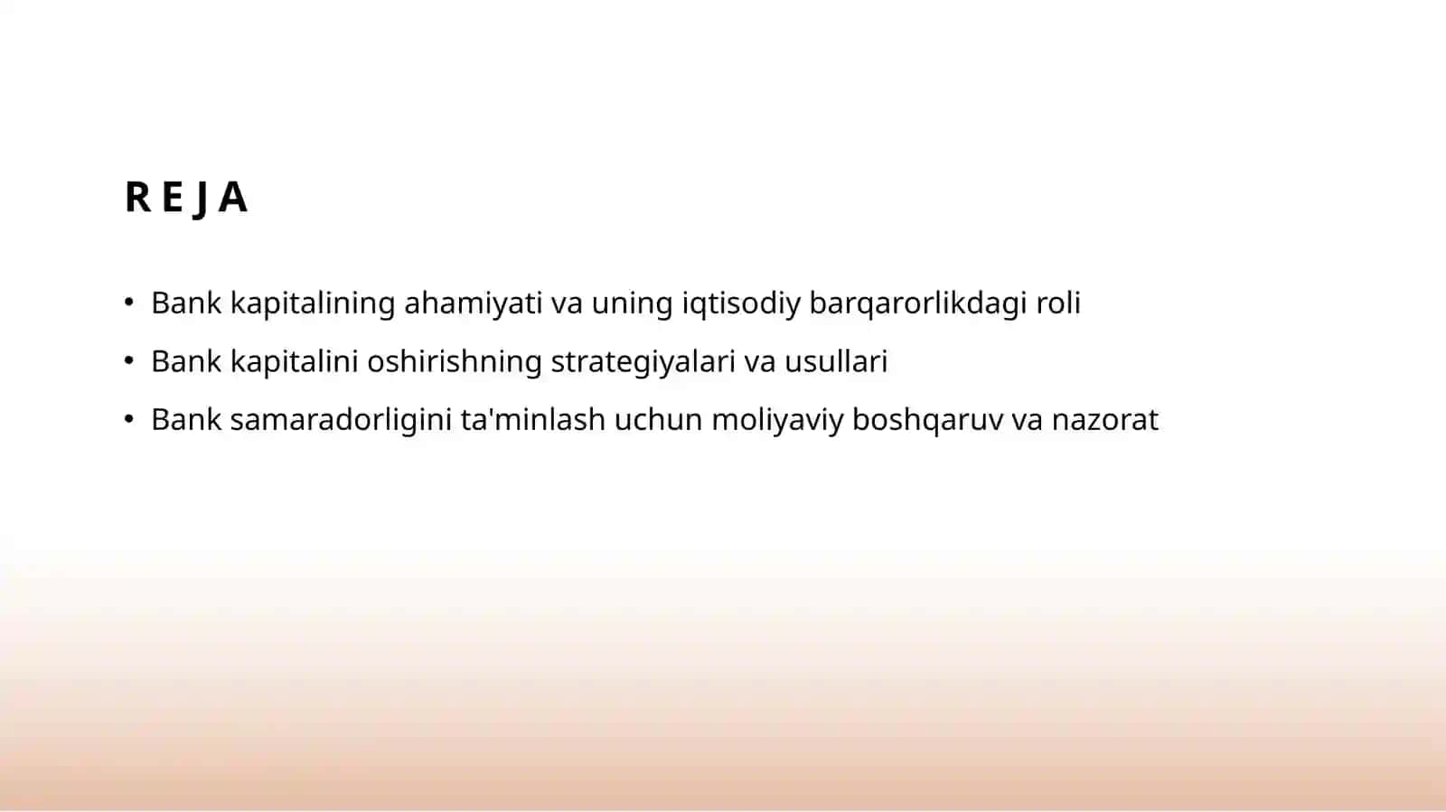 Bank kapitali va uning samaradorligini oshirish yoʻllari 2