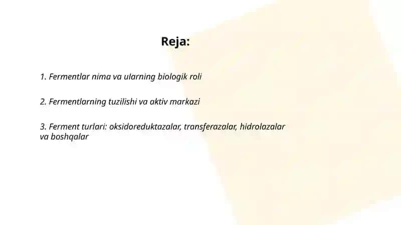 Fermentlar va ularning ahamiyati 2