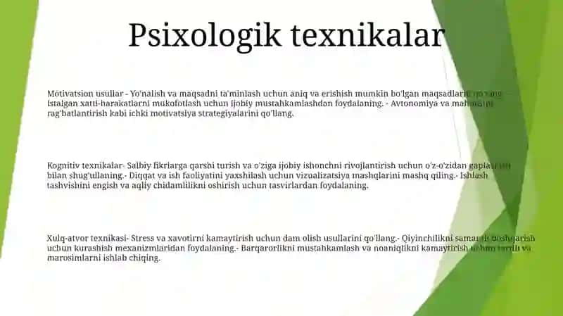 Sportchining Raqibiga TaʼSir KoʻRsatuvchi Uslublari 2