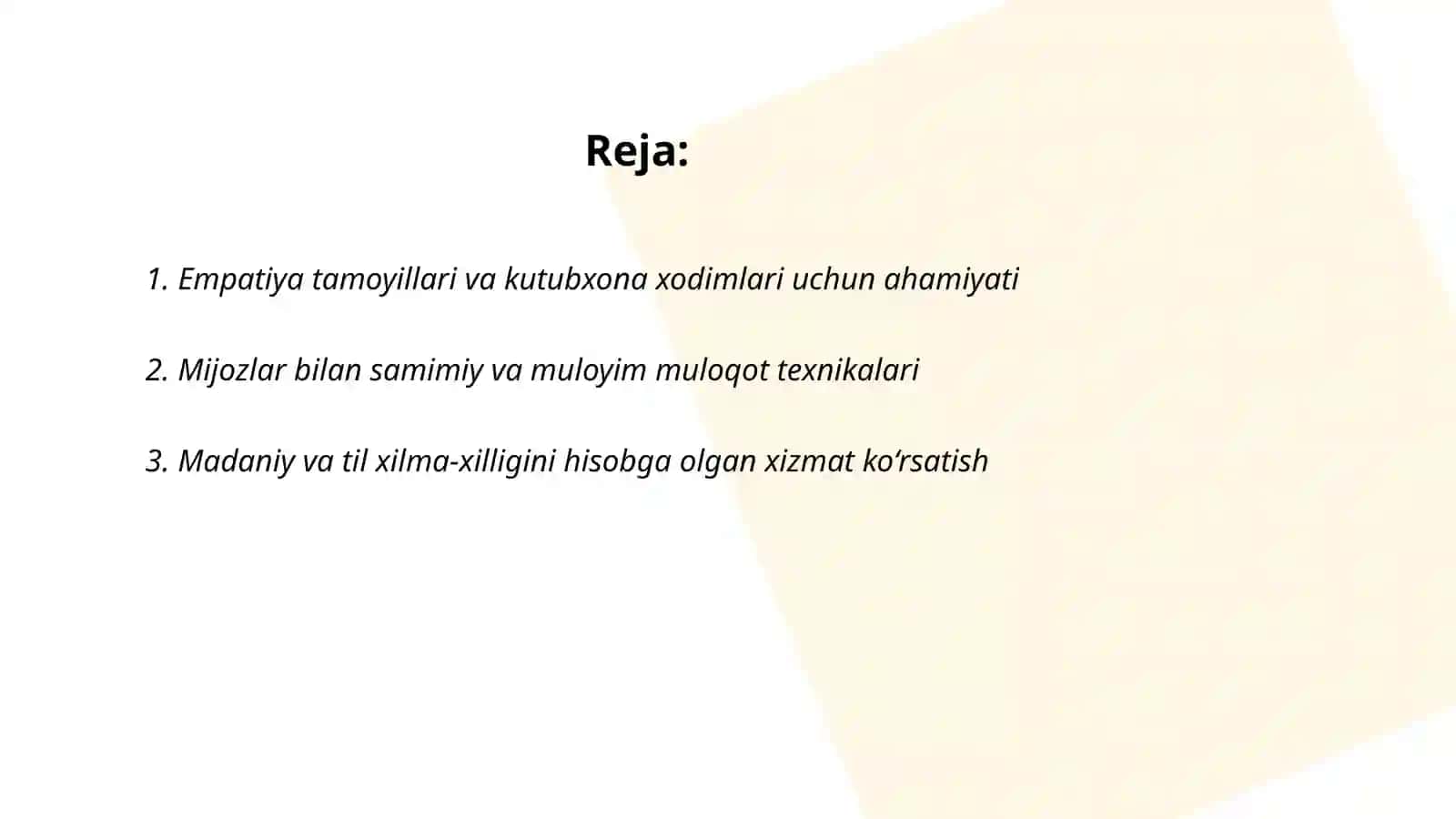 Empatiya va Bag'rikenglik 2