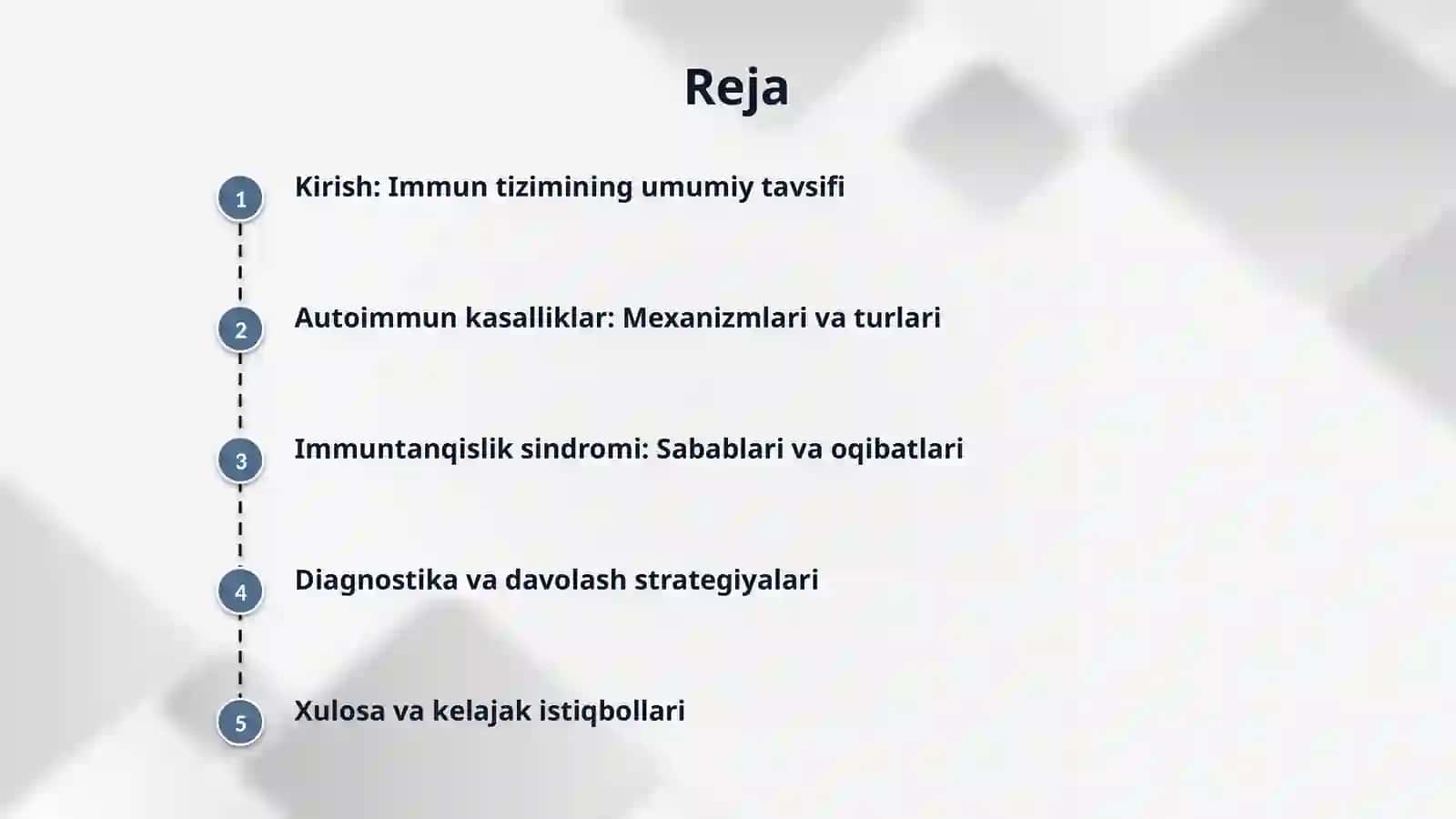 Immun tizim kasalliklari. Autoimmun kasalliklar. Immuntanqislik 2