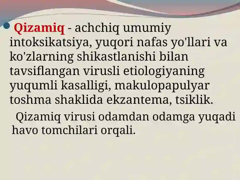 VIRUSLI KASALLIKLAR  QO'ZG'ATUVCHILARI 2