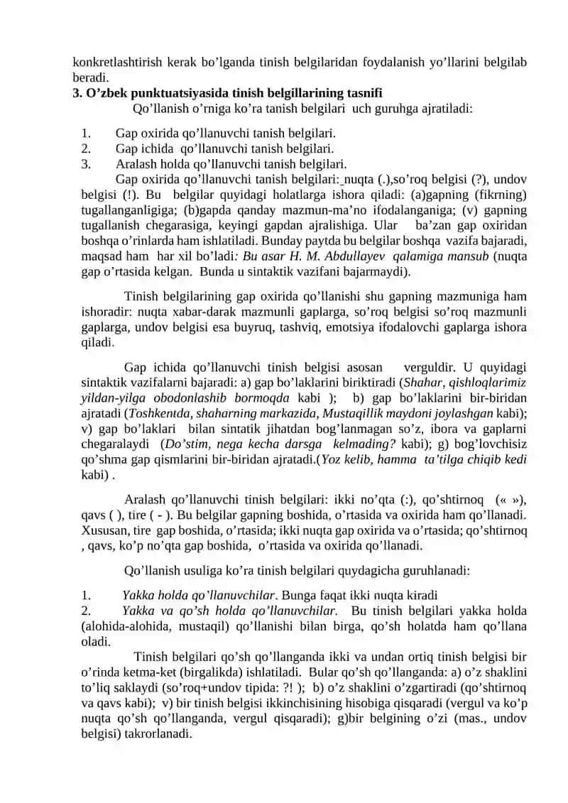 Punktuatsiya va uning prinsiplari 2