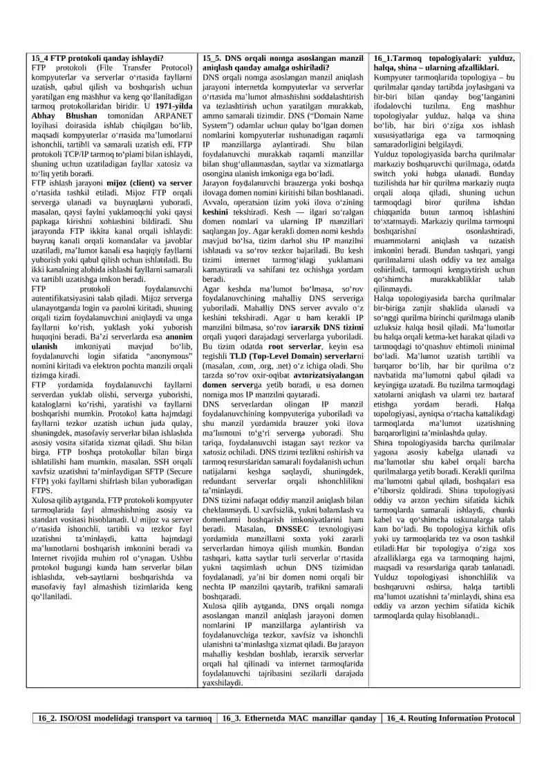Kompyuter tarmoqlarining asosiy turlari (LAN, WAN, MAN) 2