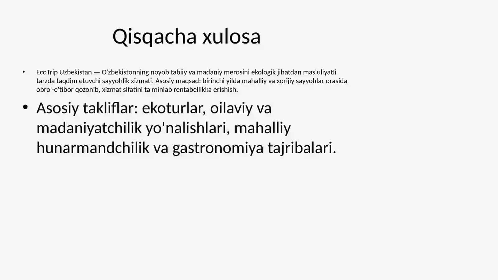 EcoTrip Uzbekistan 2
