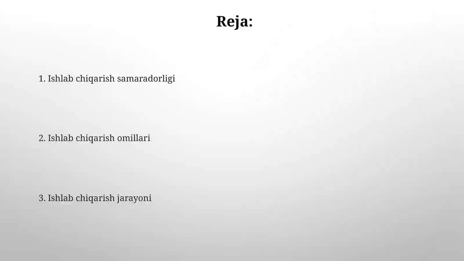Ishlab chiqarish omillari 2