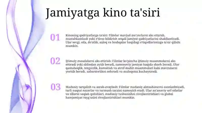 Filmlar Va Ommaviy Madaniyat 2