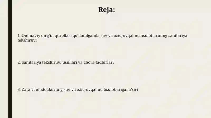 Ommaviy qirgʻin qurollari 2
