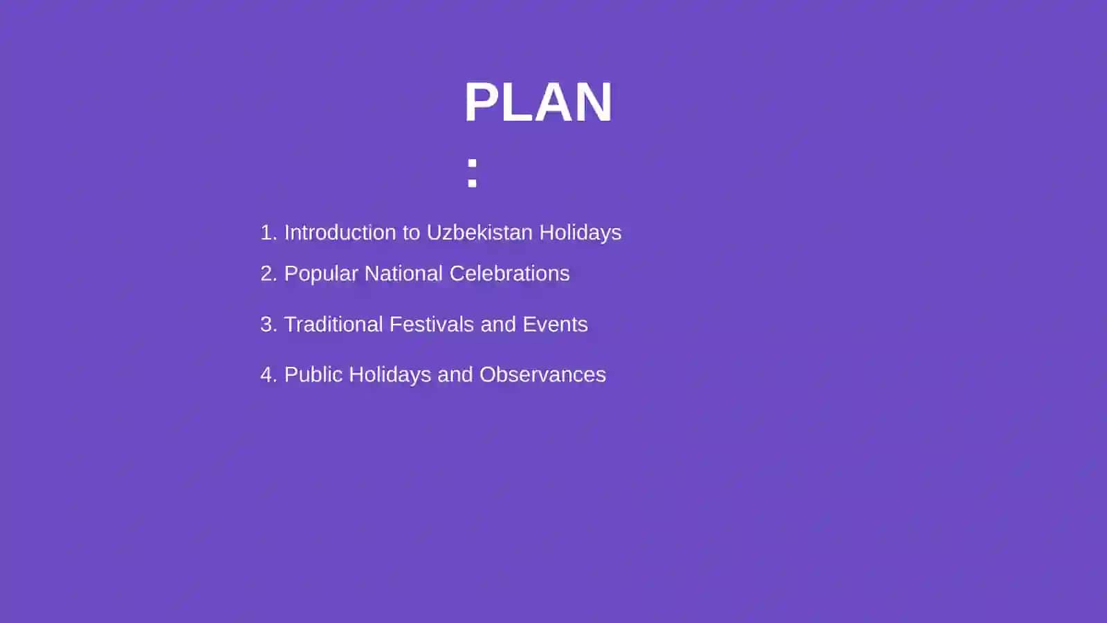 Uzbekistan Holidays 2