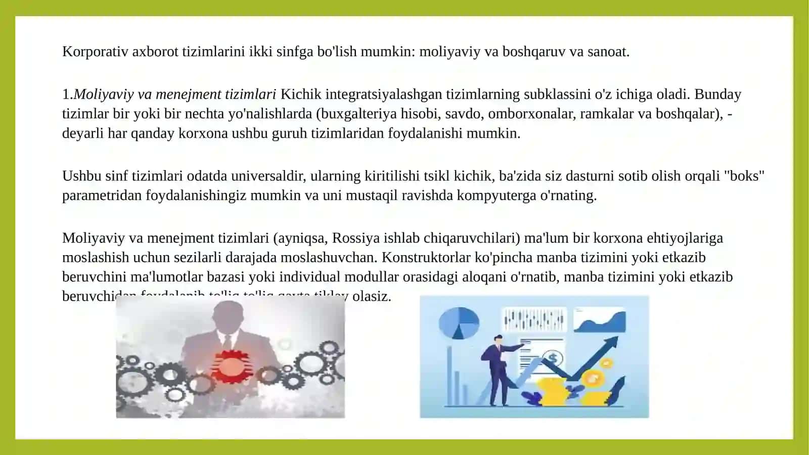 Korporativ axborot tizimlari 2