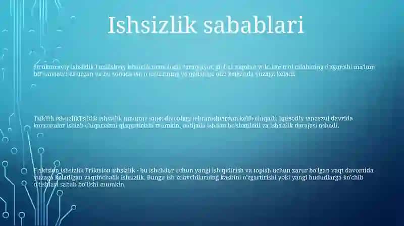 Ishsizlik 2