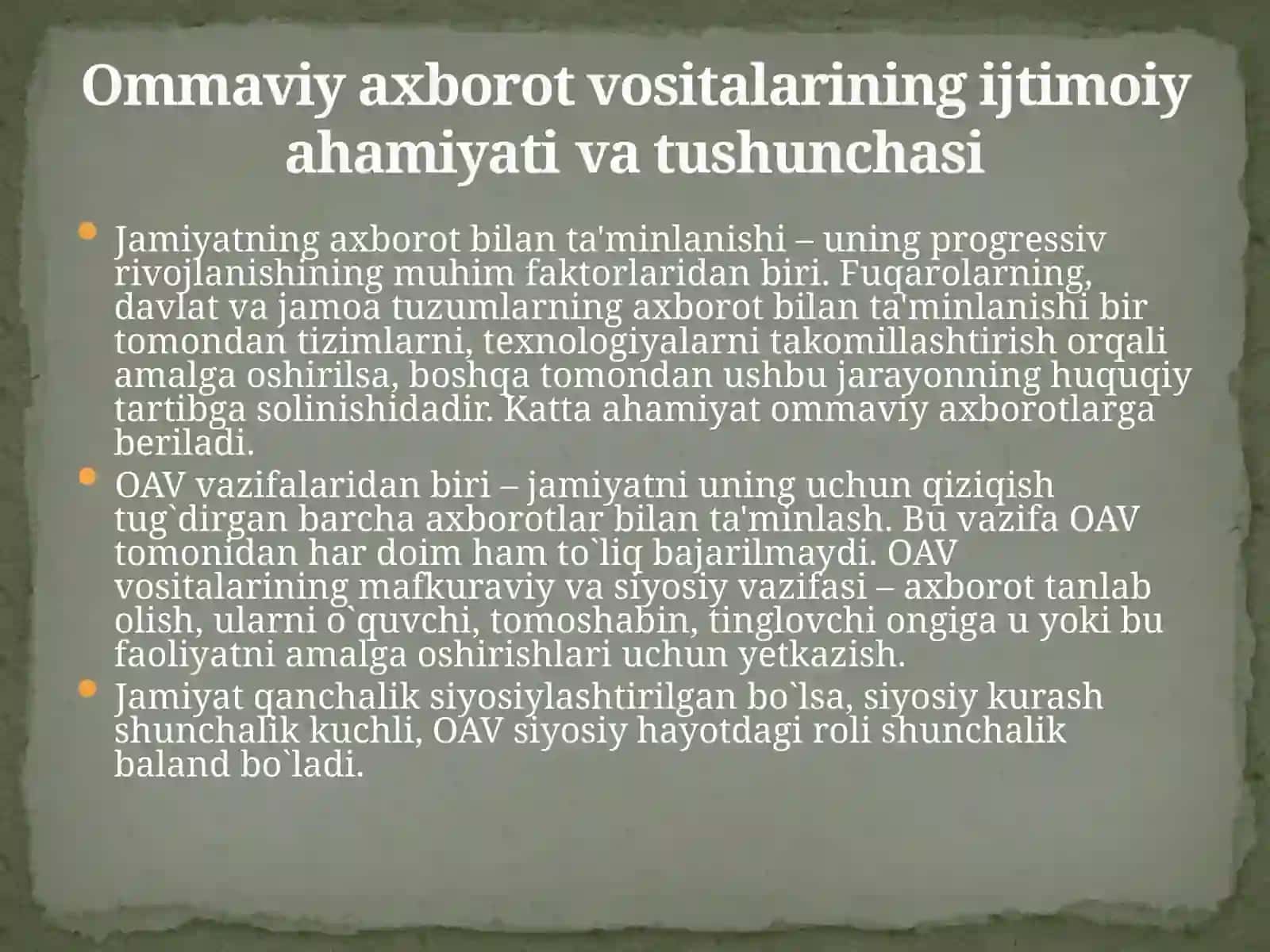 OMMAVIY AXBOROT VOSITALARINING TIL XUSUSIYATLARI 2